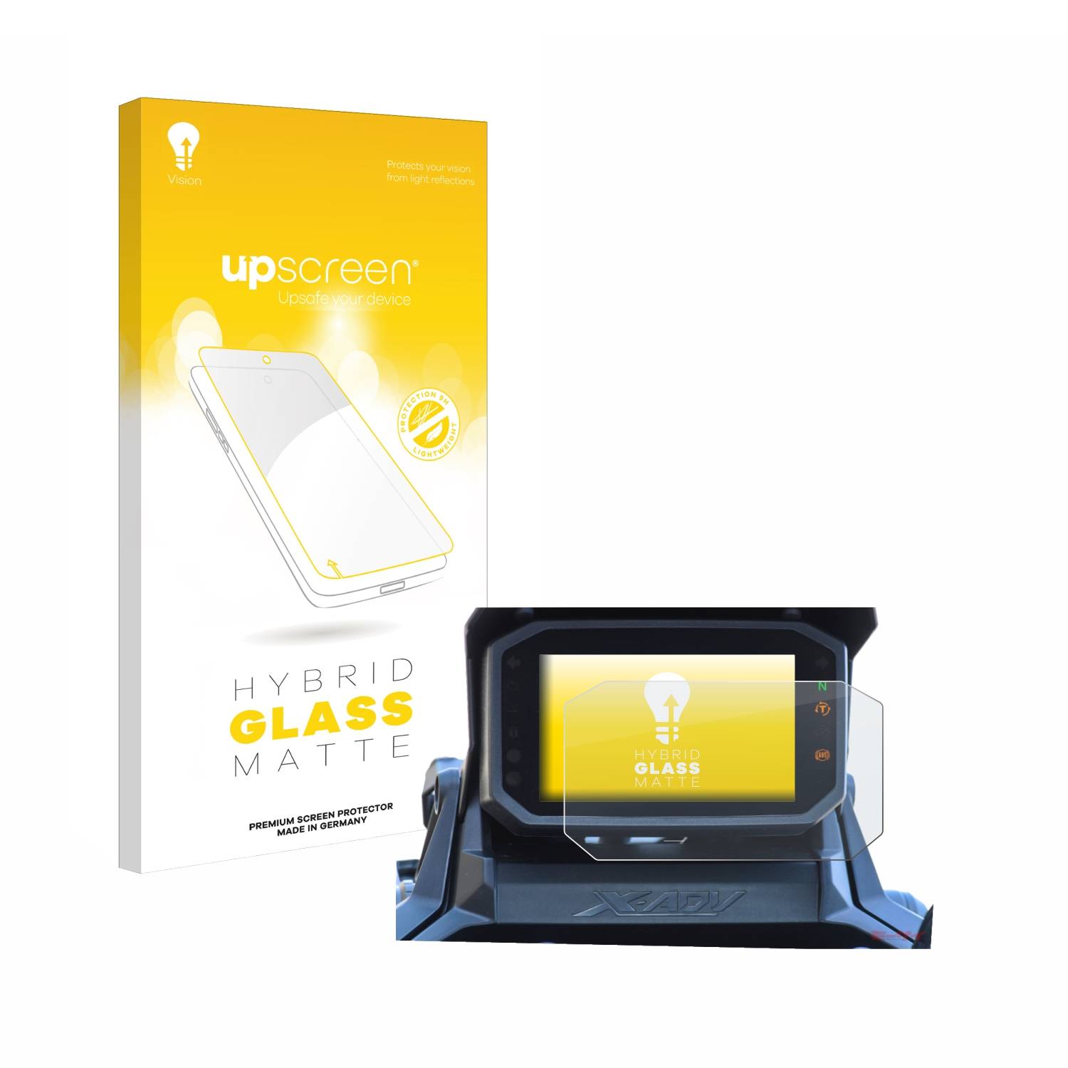 upscreen Hybrid Glas Matt Panzer-Folie für Honda X-ADV 750 RH10 (ab 2021)
