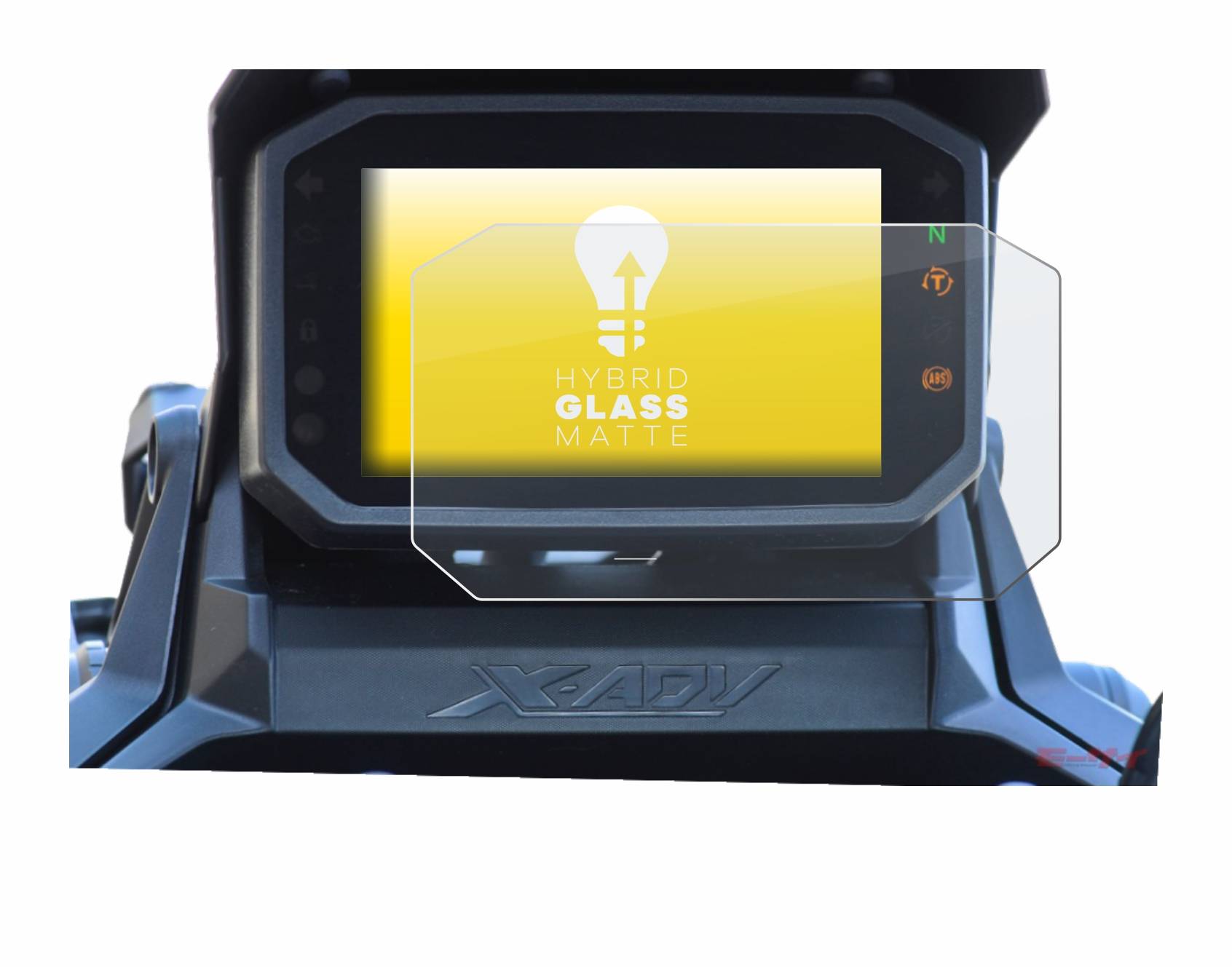 upscreen Hybrid Glas Matt Panzer-Folie für Honda X-ADV 750 RH10 (ab 2021)