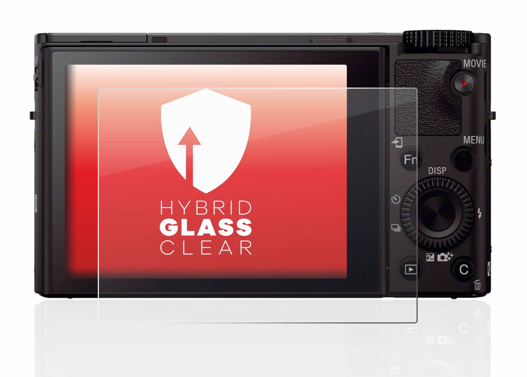upscreen Flexible Schutz Glas Folie für Sony Cyber-Shot DSC-RX100 III Schutzglas 9H Hybridglas Klar