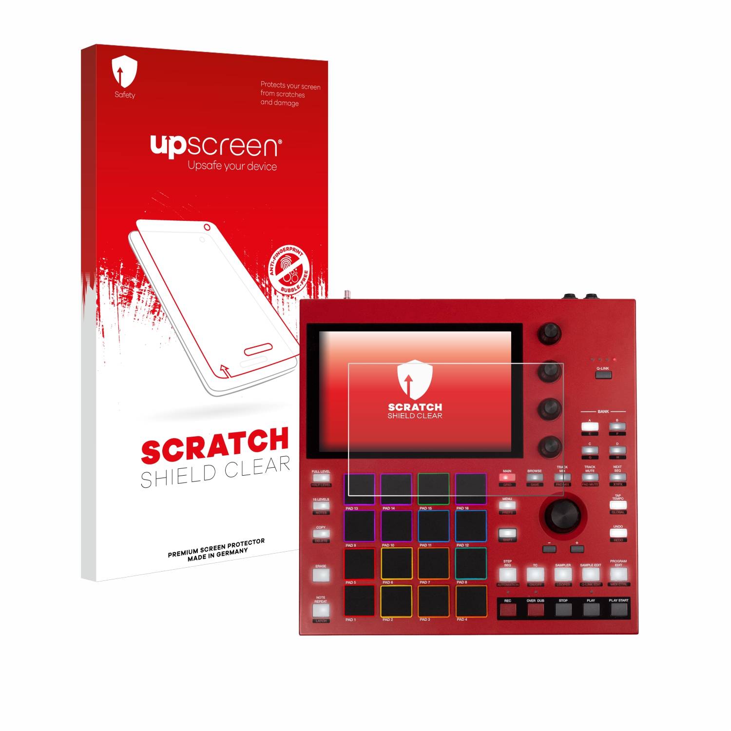 upscreen Schutzfolie für Akai MPC One+ Kratzschutz Anti-Fingerprint Klar