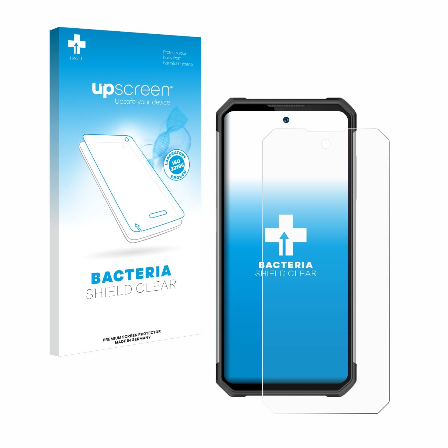 upscreen Bacteria Shield Schutzfolie für Oukitel WP27 - Antibakteriell