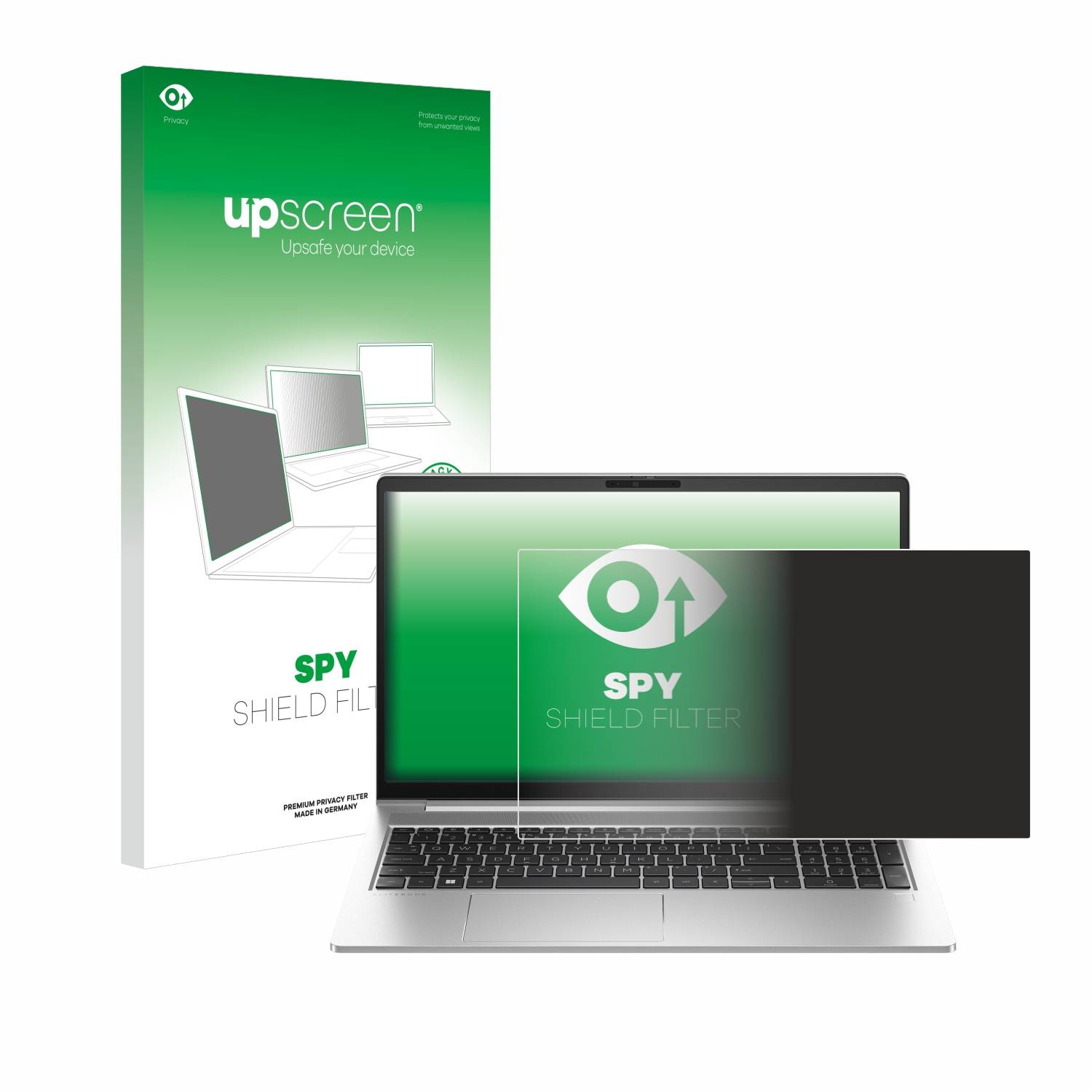 upscreen Blickschutzfilter für HP EliteBook 655 G10 Blaulichtfilter Sichtschutz Privacy Anti Spy abnehmbar