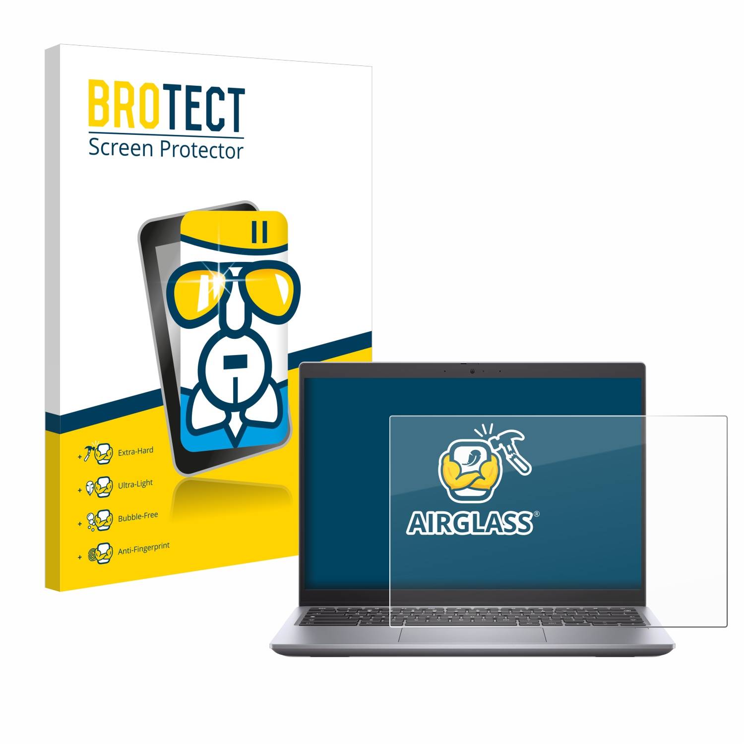 BROTECT AirGlass Glas Panzer-Folie für Dell Latitude 5430 Chromebook - Schutzglas