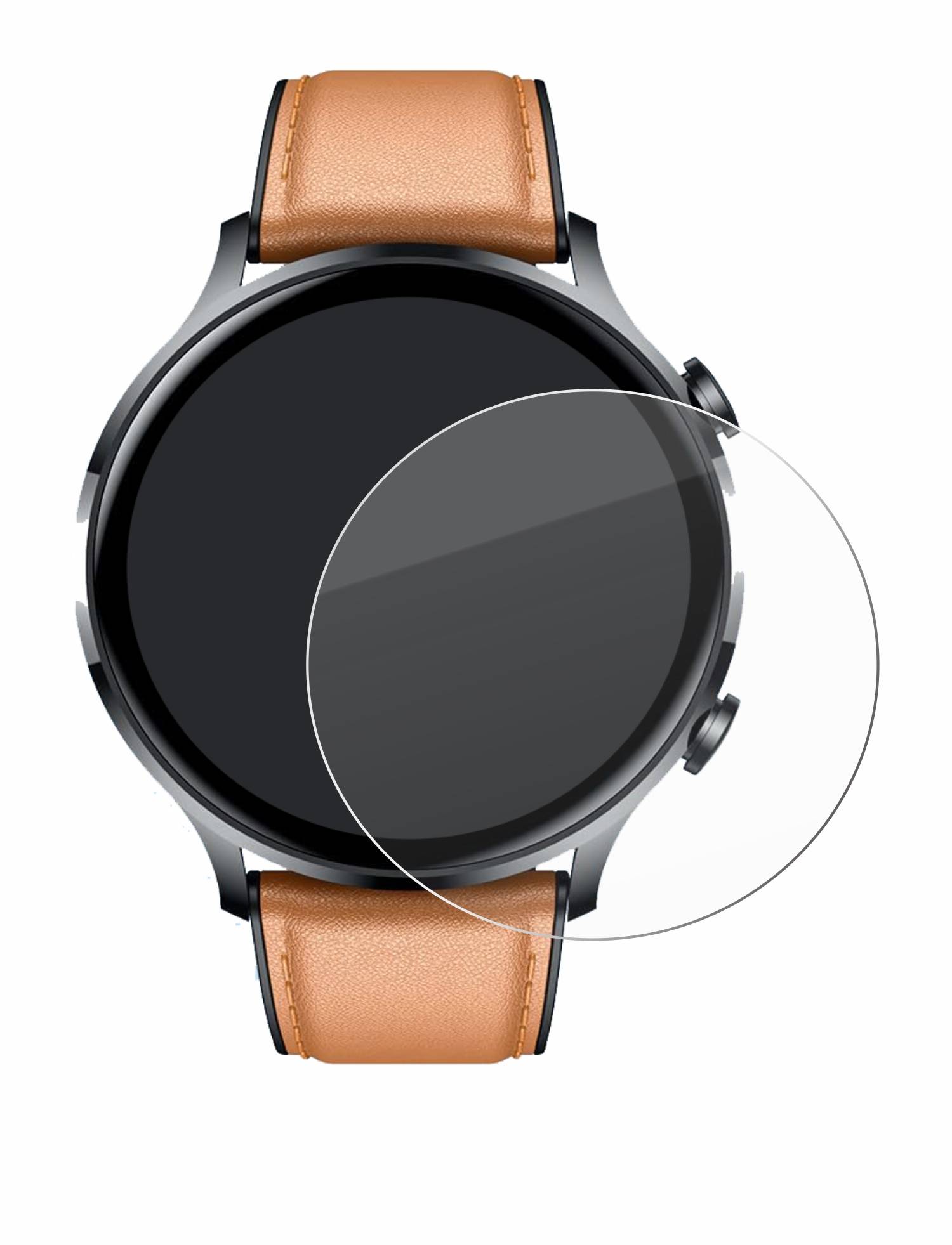 upscreen Hybrid Glas Schutz-Folie für NONGAMX Smartwatch 1.39