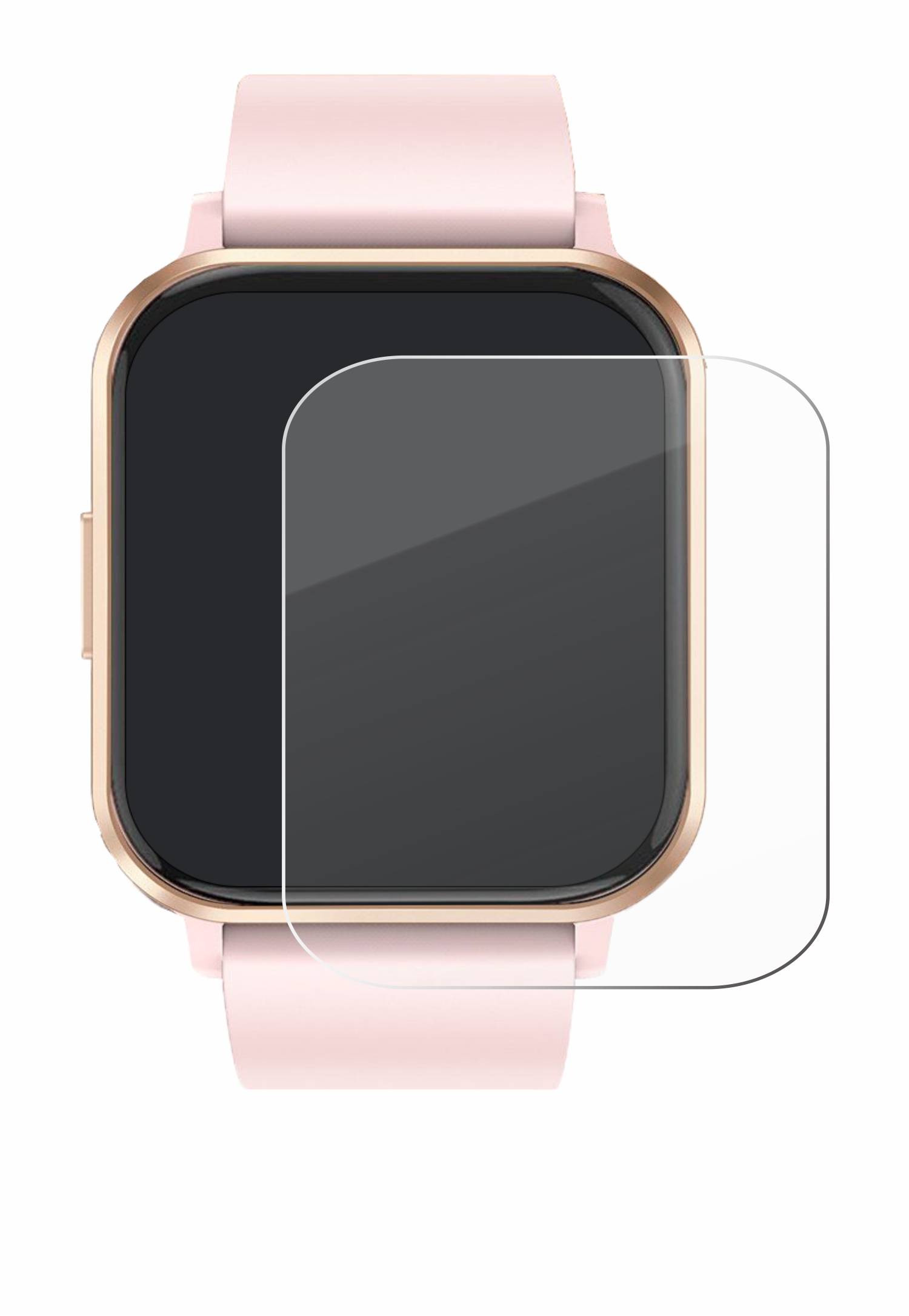 BROTECT AirGlass Glas Schutz-Folie für walkbee Smartwatch 1.83 - Schutzglas