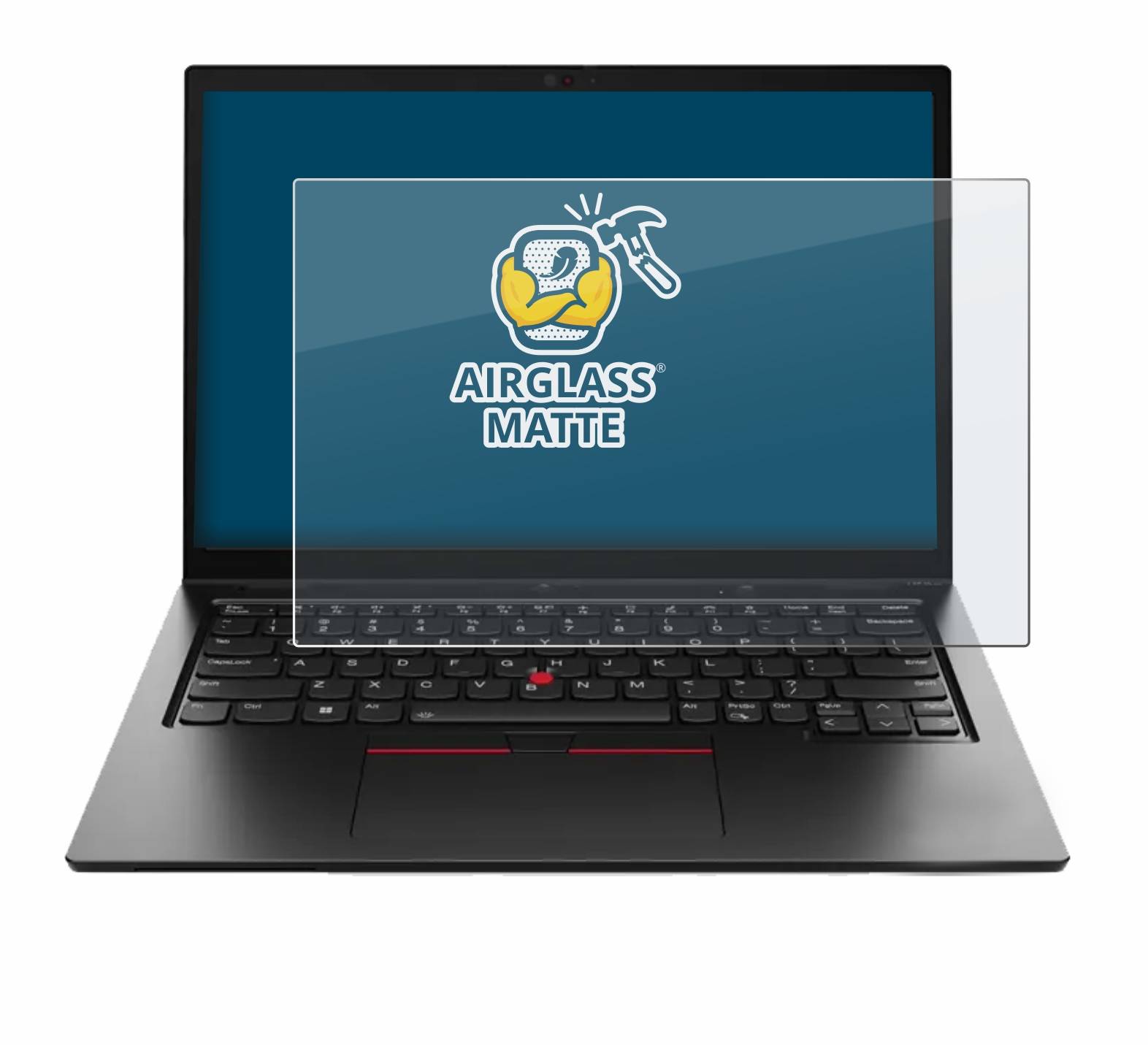BROTECT AirGlass Matt Glas Schutz Folie für Lenovo ThinkPad L13 Yoga Gen 4