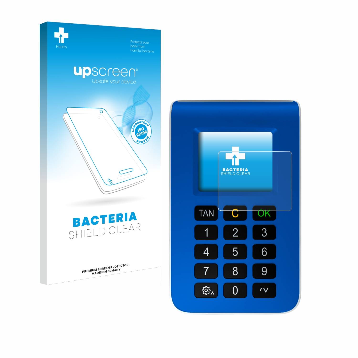 upscreen Bacteria Shield Schutzfolie für REINER SCT tanJack photo QR - Antibakteriell