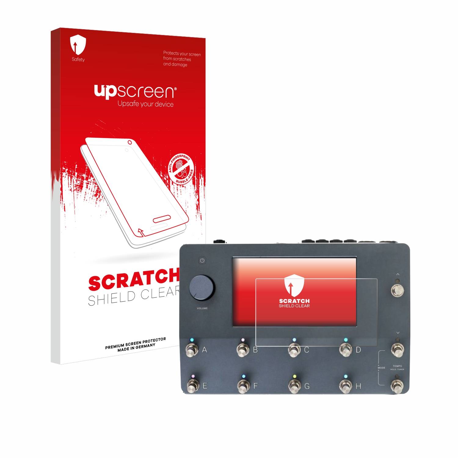 upscreen Schutzfolie für Neural DSP Quad Cortex Kratzschutz Anti-Fingerprint Klar