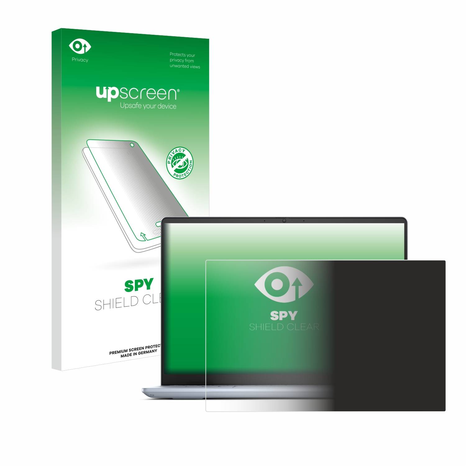 upscreen Blickschutzfolie für Dell Inspiron 14 Plus 7440 Laptop Anti-Spy Privacy Blaulichtschutz Sichtschutzfolie