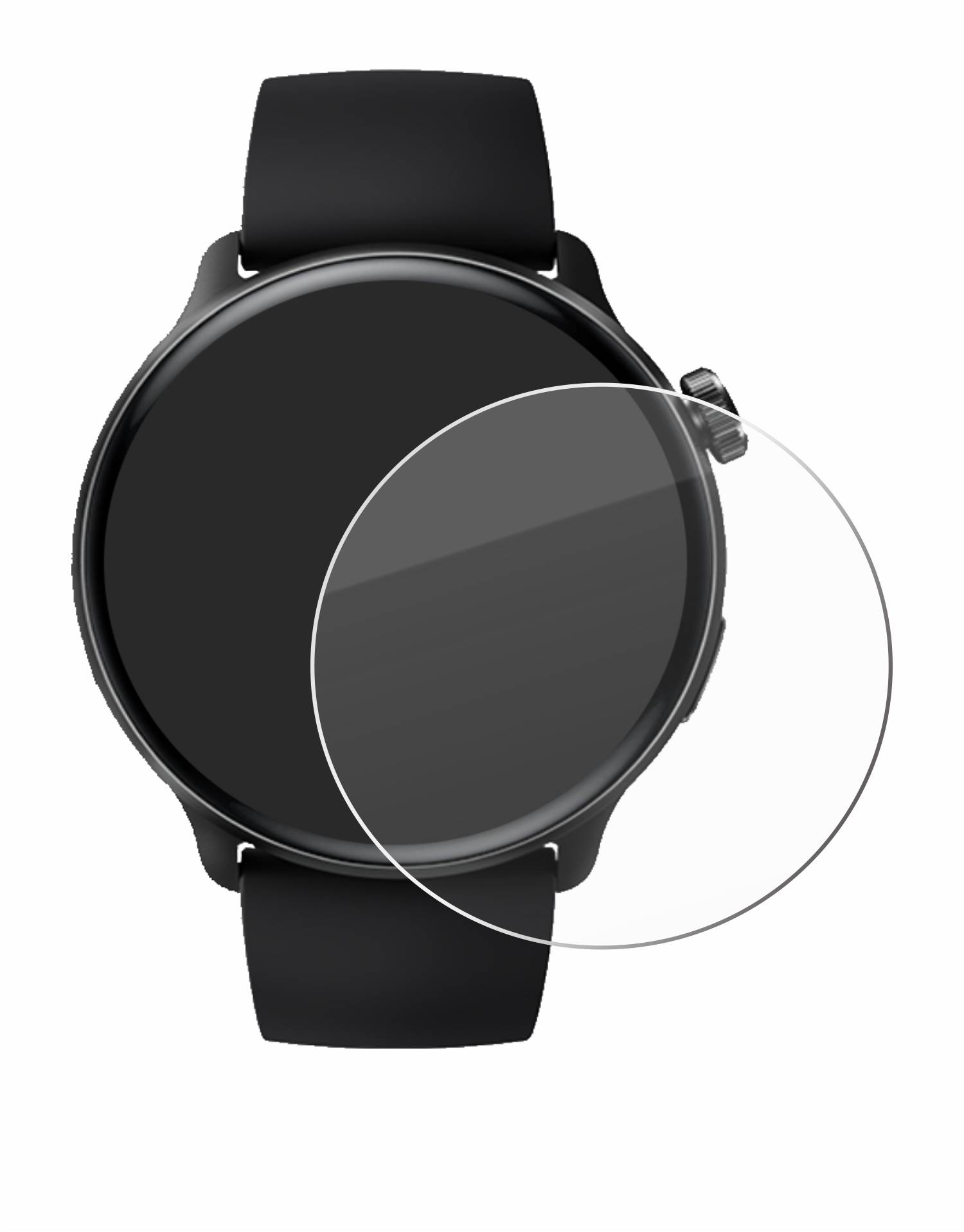 Savvies Clear Schutzglas für Xiaomi Mibro Lite 2