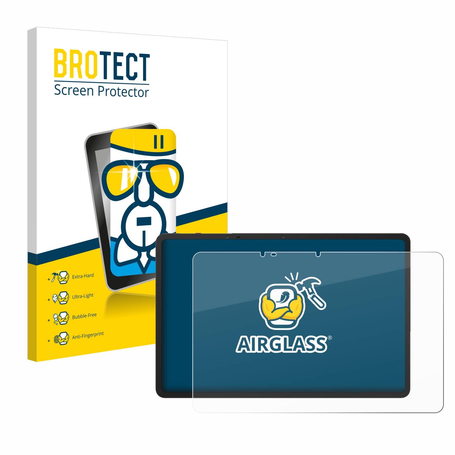 BROTECT AirGlass Glas Panzer-Folie für TCL NxtPaper 14 Pro - Schutzglas