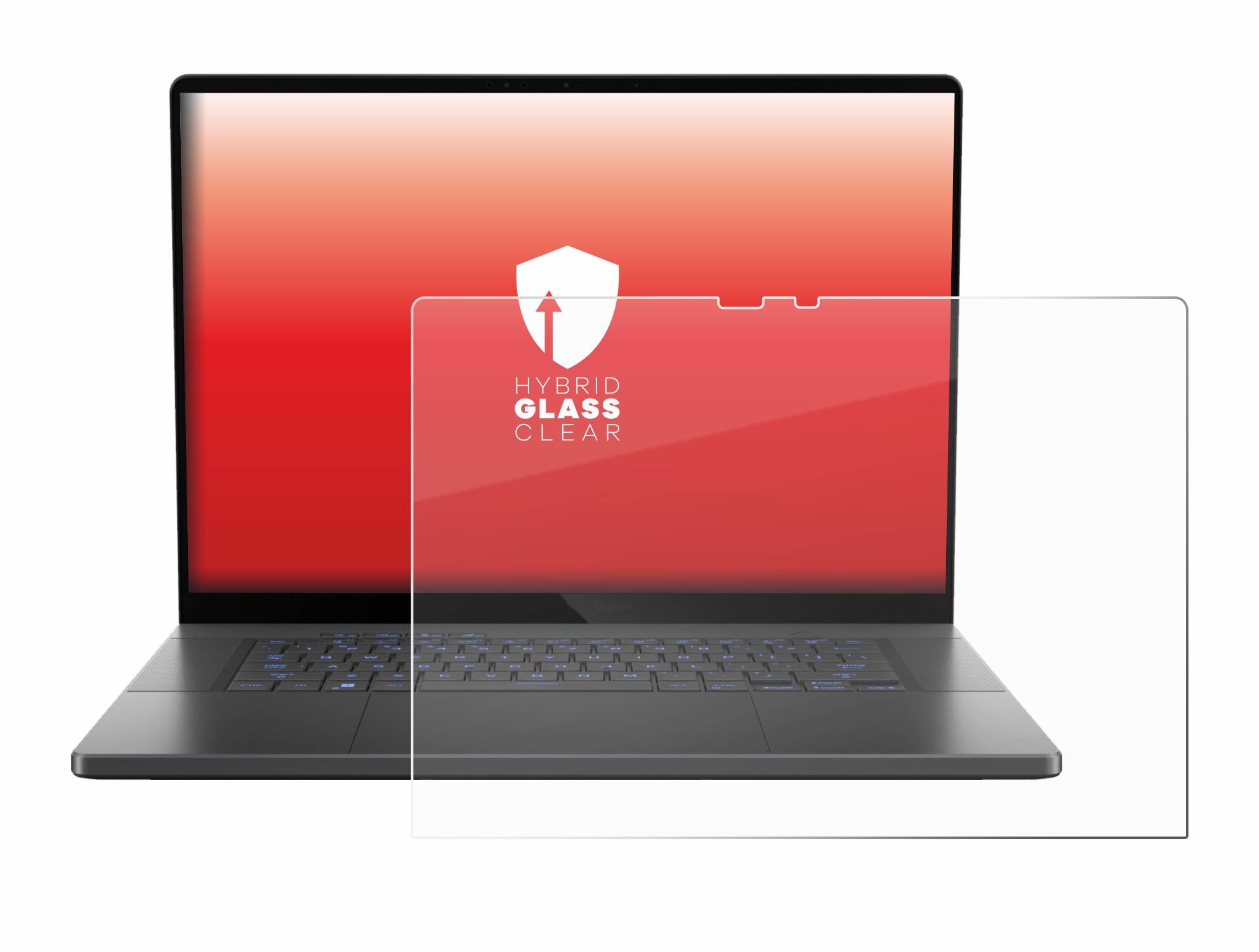 upscreen Hybrid Glas Schutz-Folie für ASUS ROG Zephyrus G16 2024 GU605