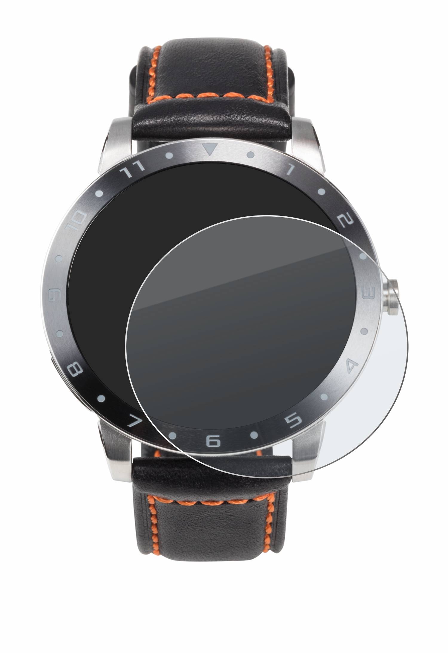 upscreen Hybrid Glas Matt Panzer-Folie für ASUS VivoWatch 5