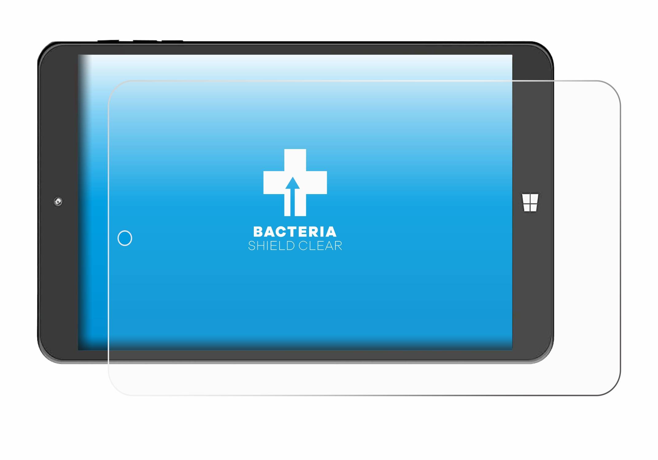 upscreen Bacteria Shield Schutzfolie für SZTPS Tablet 8 - Antibakteriell