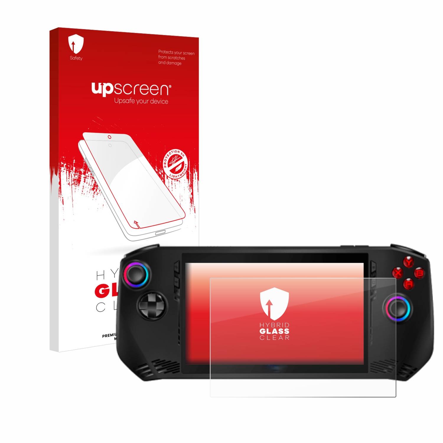 upscreen Hybrid Glas Schutz-Folie für MSI Claw A1M