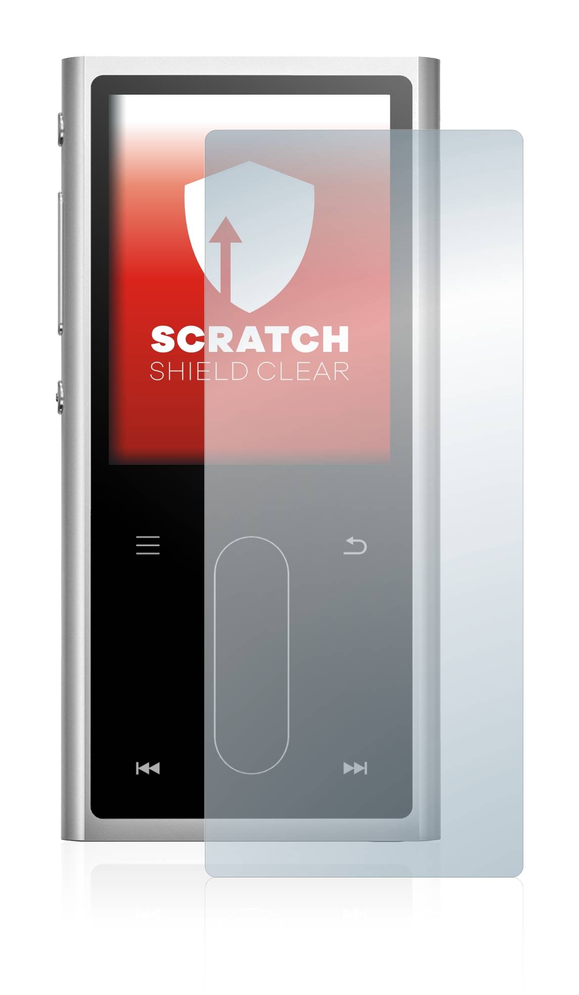 upscreen Schutzfolie für FiiO M3K Kratzschutz Anti-Fingerprint Klar