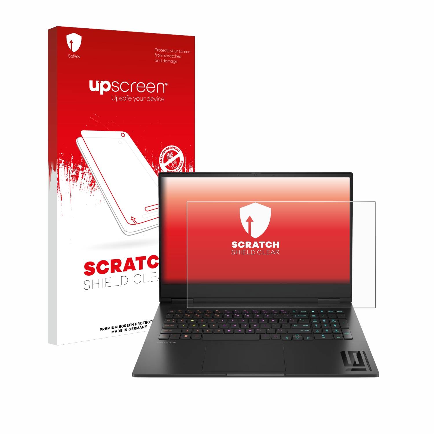 upscreen Scratch Shield Schutzfolie für HP Omen 16 2024
