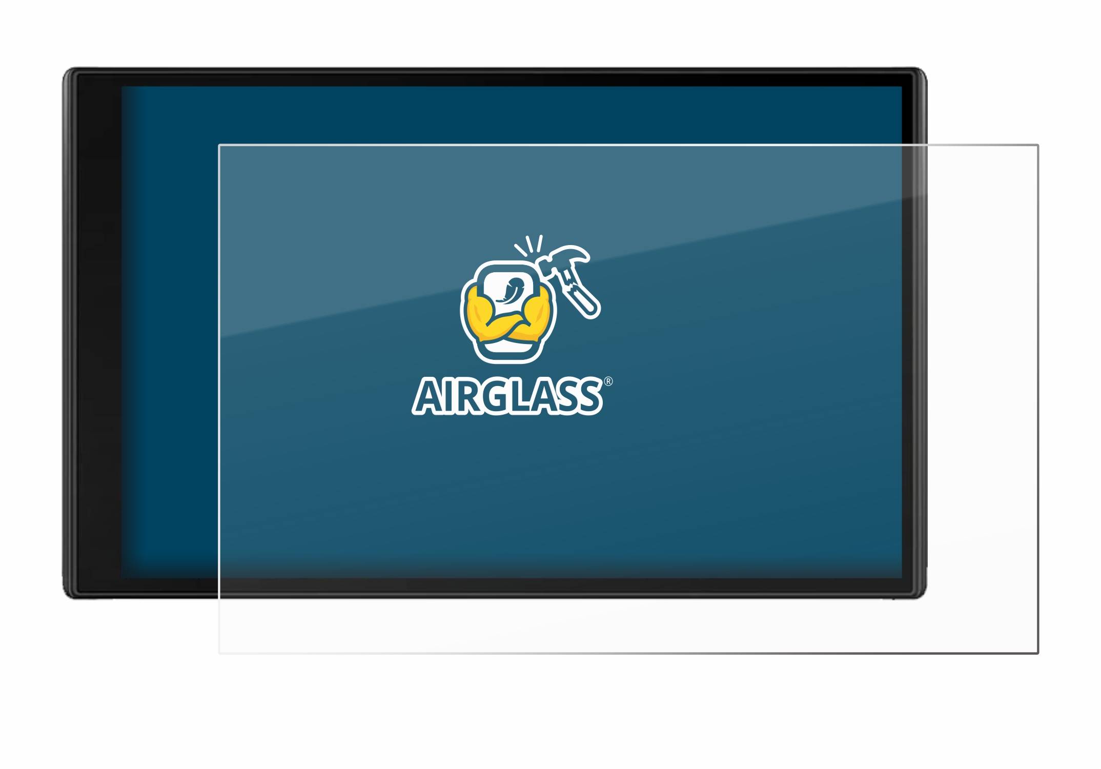 BROTECT AirGlass Flexible Schutz Glas Folie für Garmin CamperVan Klar Transparent