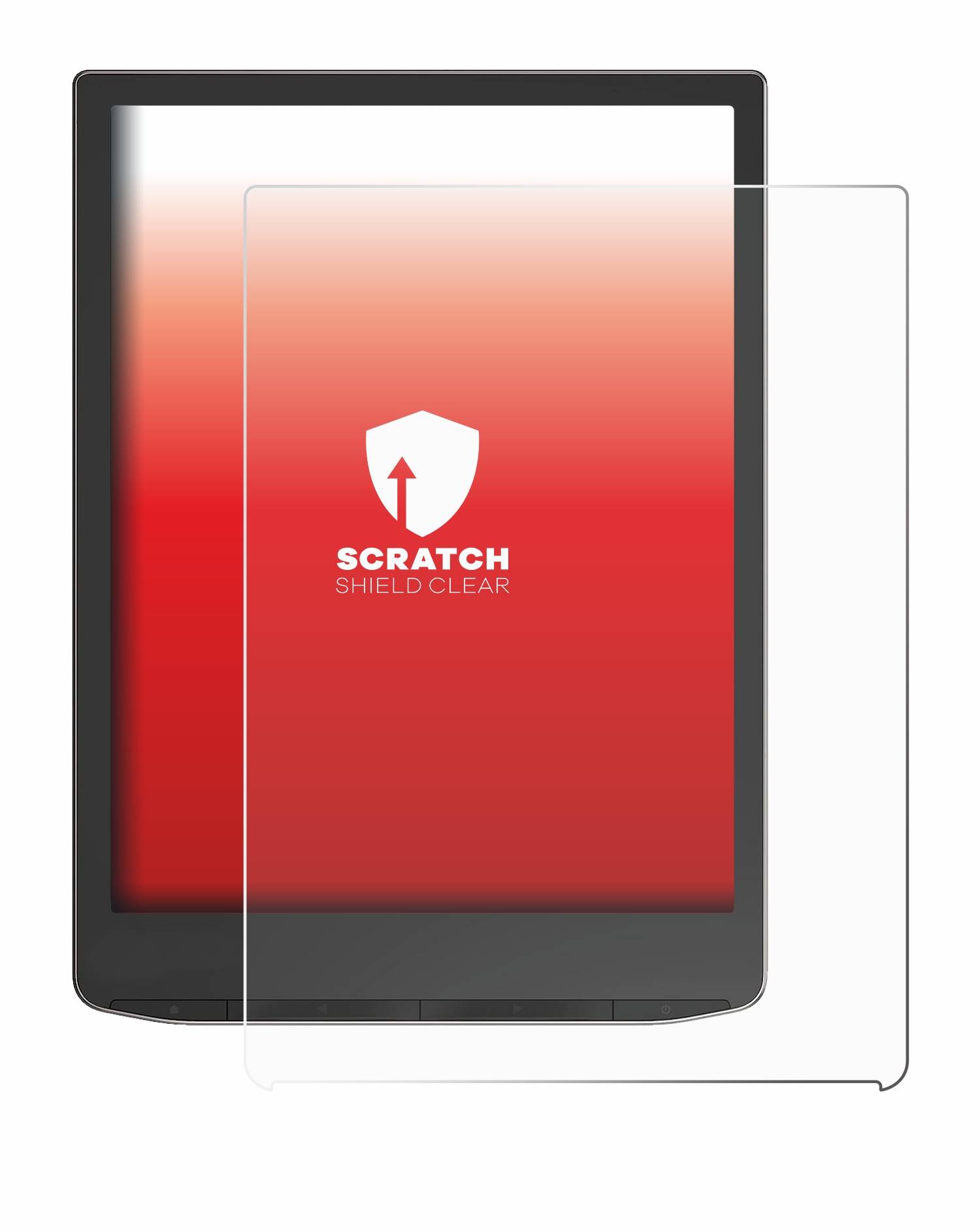 upscreen Schutzfolie für Vivlio InkPad 4 Kratzschutz Anti-Fingerprint Klar