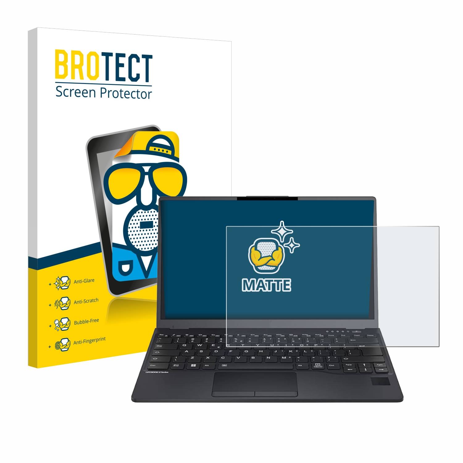 BROTECT Schutzfolie für Fujitsu Lifebook U9312 Folie Matt Entspiegelt