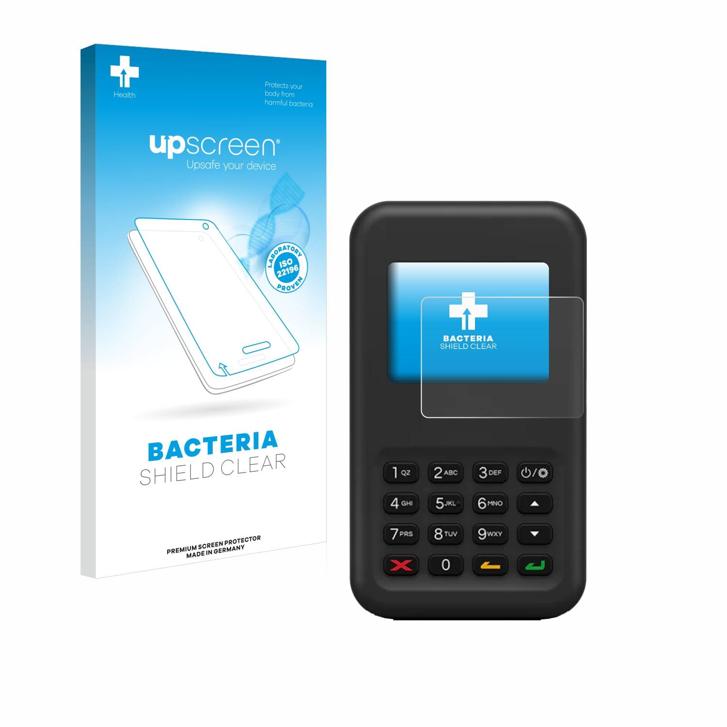 upscreen Bacteria Shield Schutzfolie für Shopify WisePad 3 - Antibakteriell