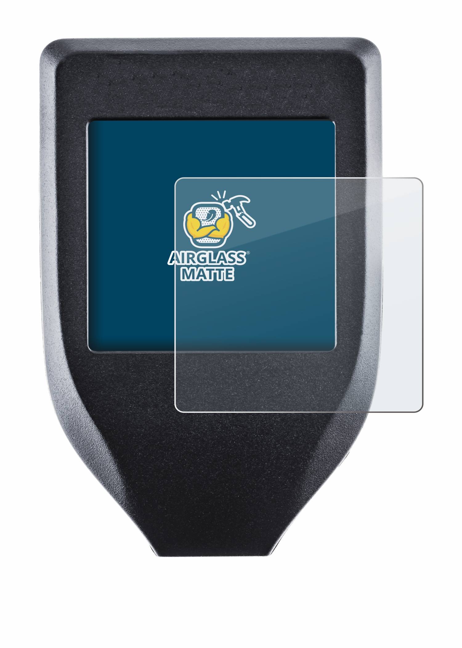 BROTECT AirGlass Matt Glas Schutz Folie für Trezor Model T