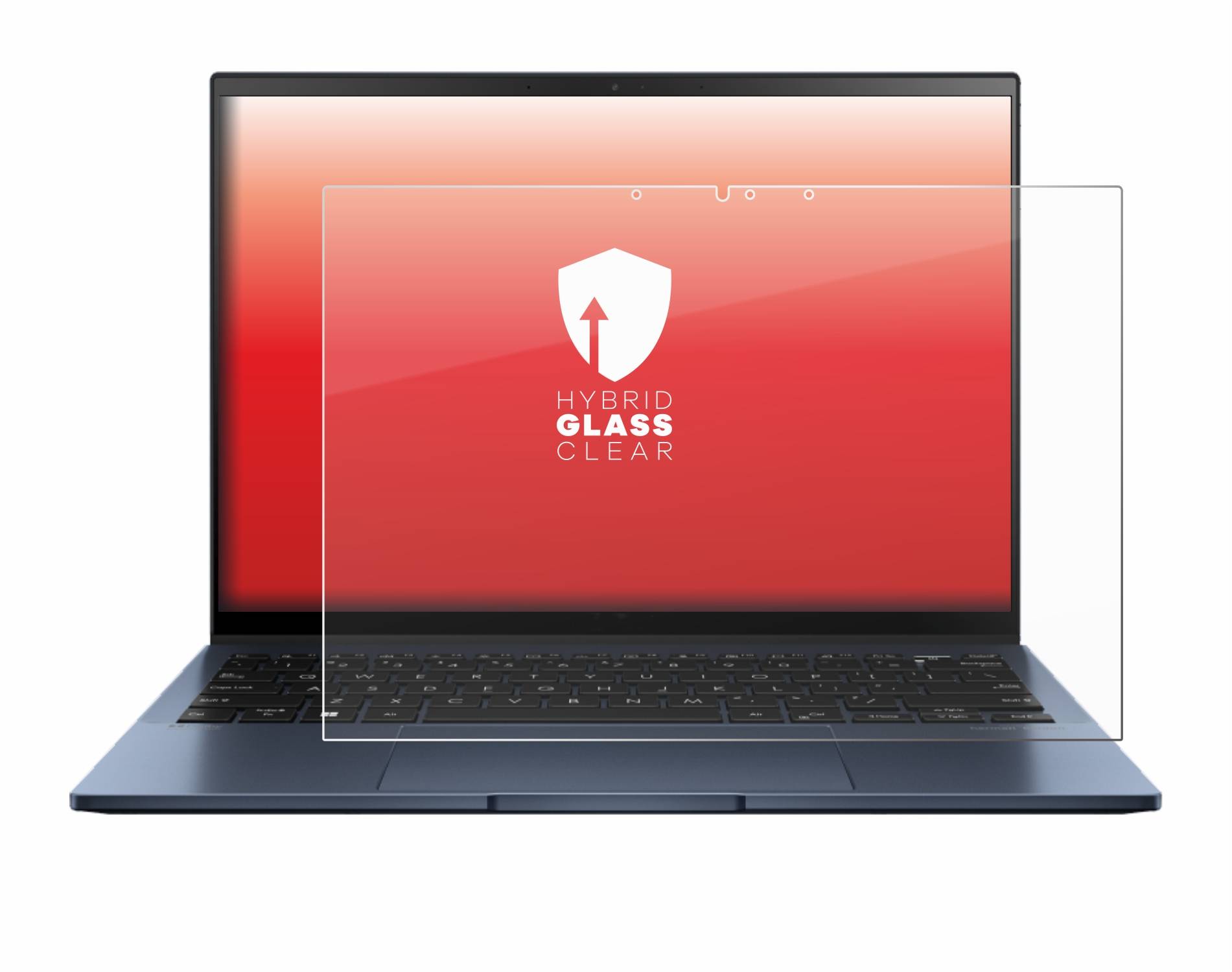 upscreen Hybrid Glas Schutz-Folie für ASUS ZenBook S 13 OLED UM5302