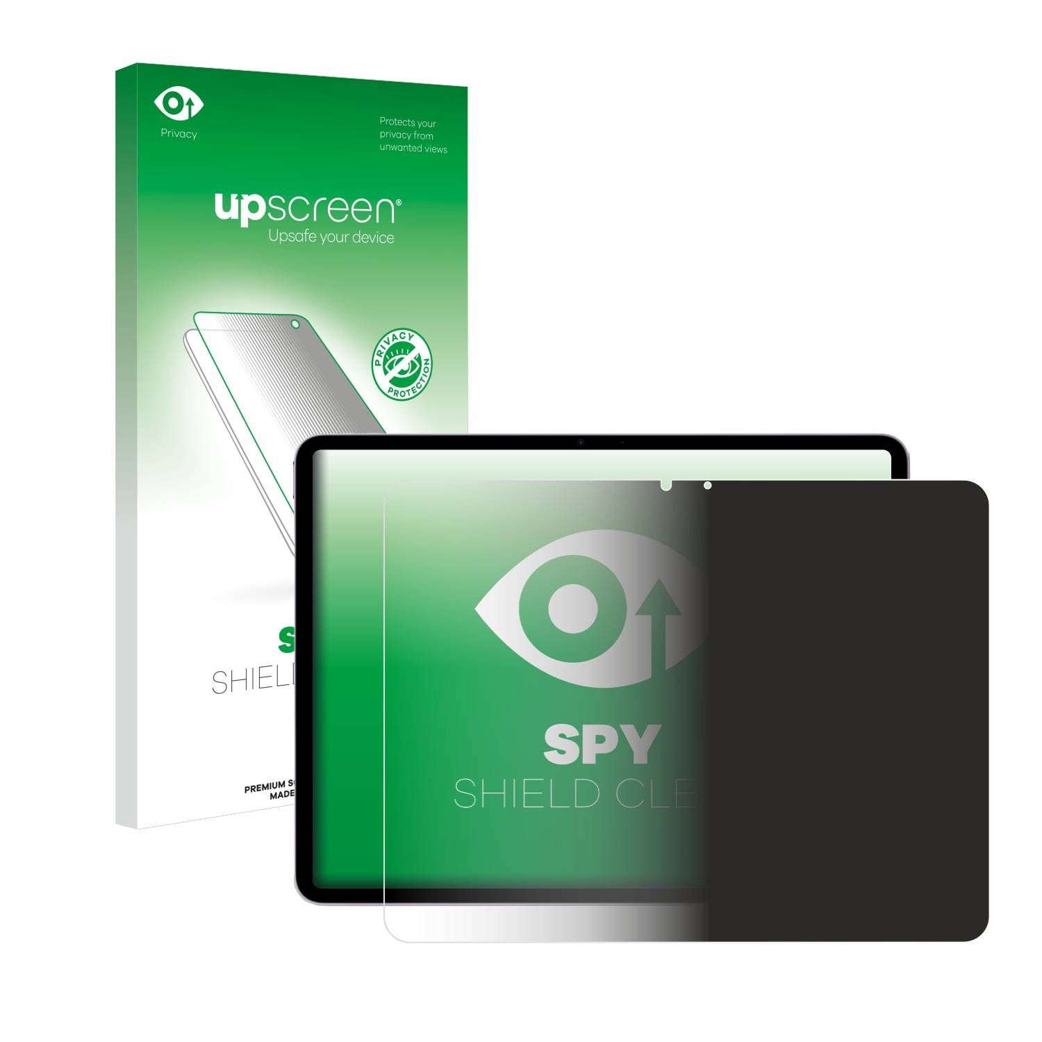 upscreen Spy Shield Sichtschutz-Folie für Apple iPad Air 13 WiFi Cellular 2024 (im Querformat)