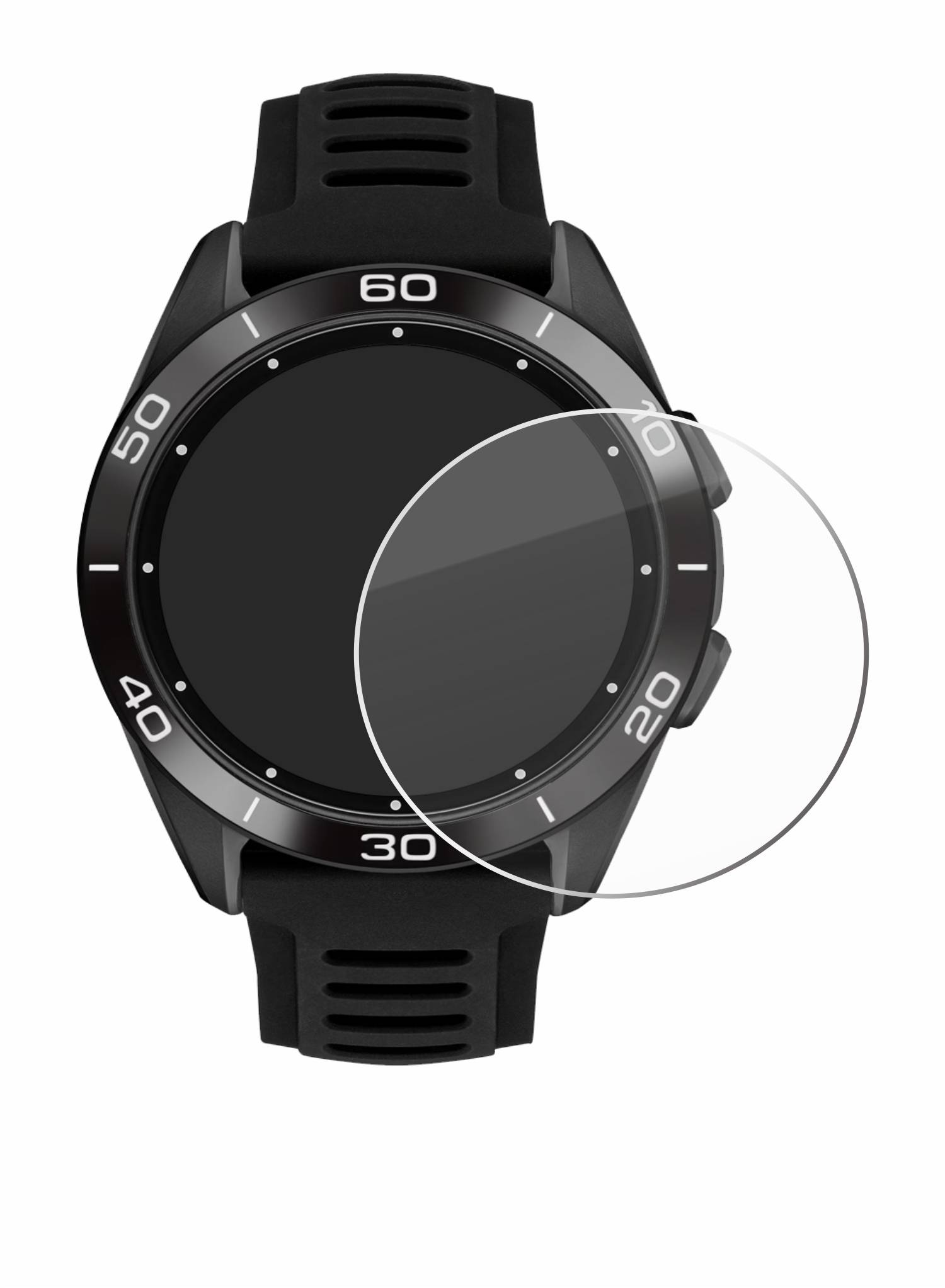 Savvies Clear Schutzglas für Tissot T-Touch Connect Sport 2023