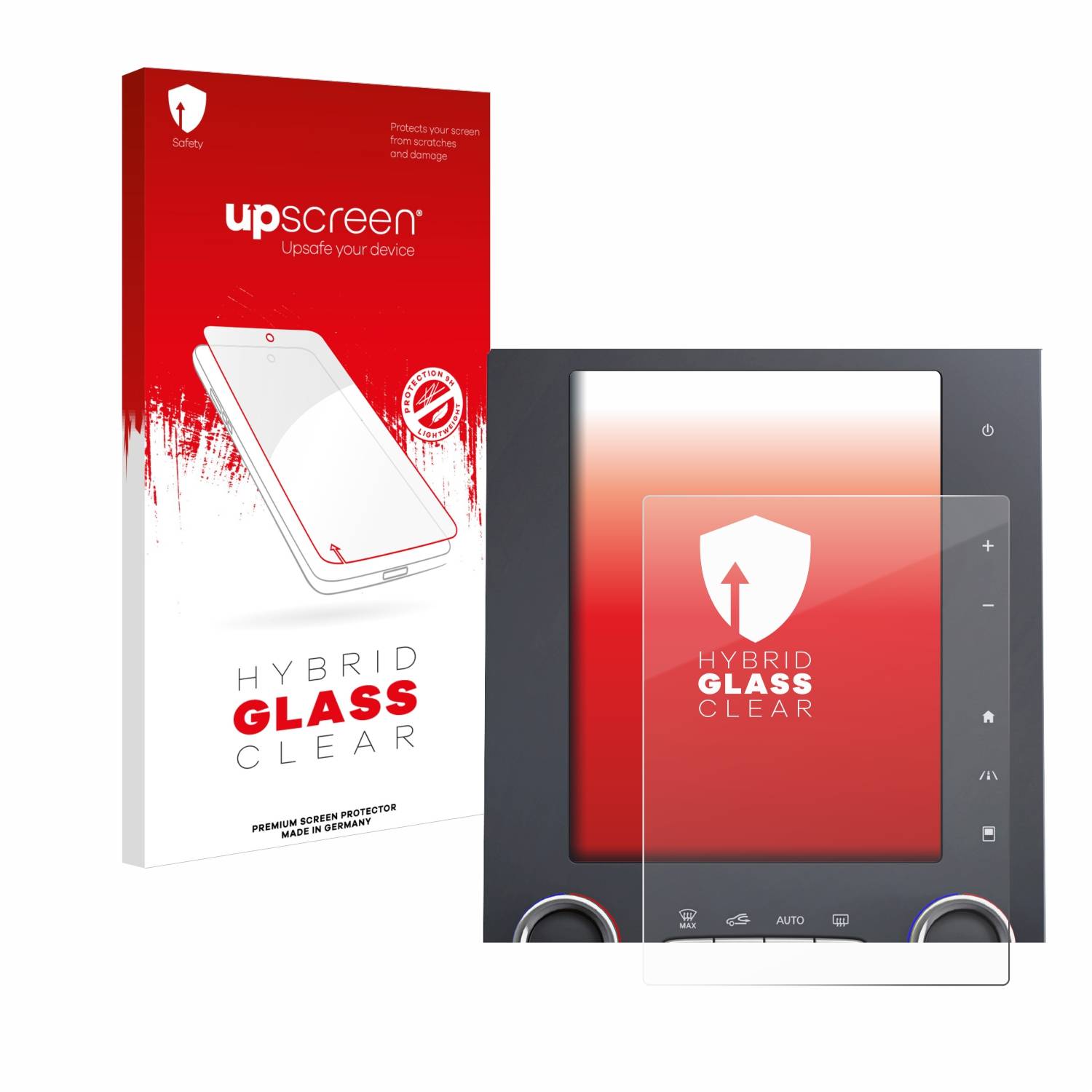 upscreen Hybrid Glas Schutz-Folie für Renault Megane GT R-Link 2 8.7