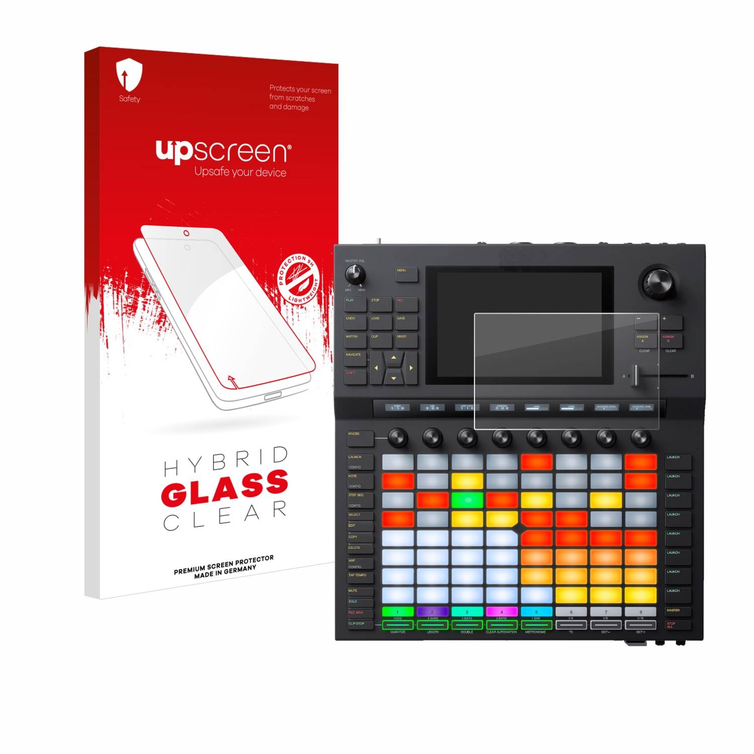 upscreen Hybrid Glas Schutz-Folie für Akai Force