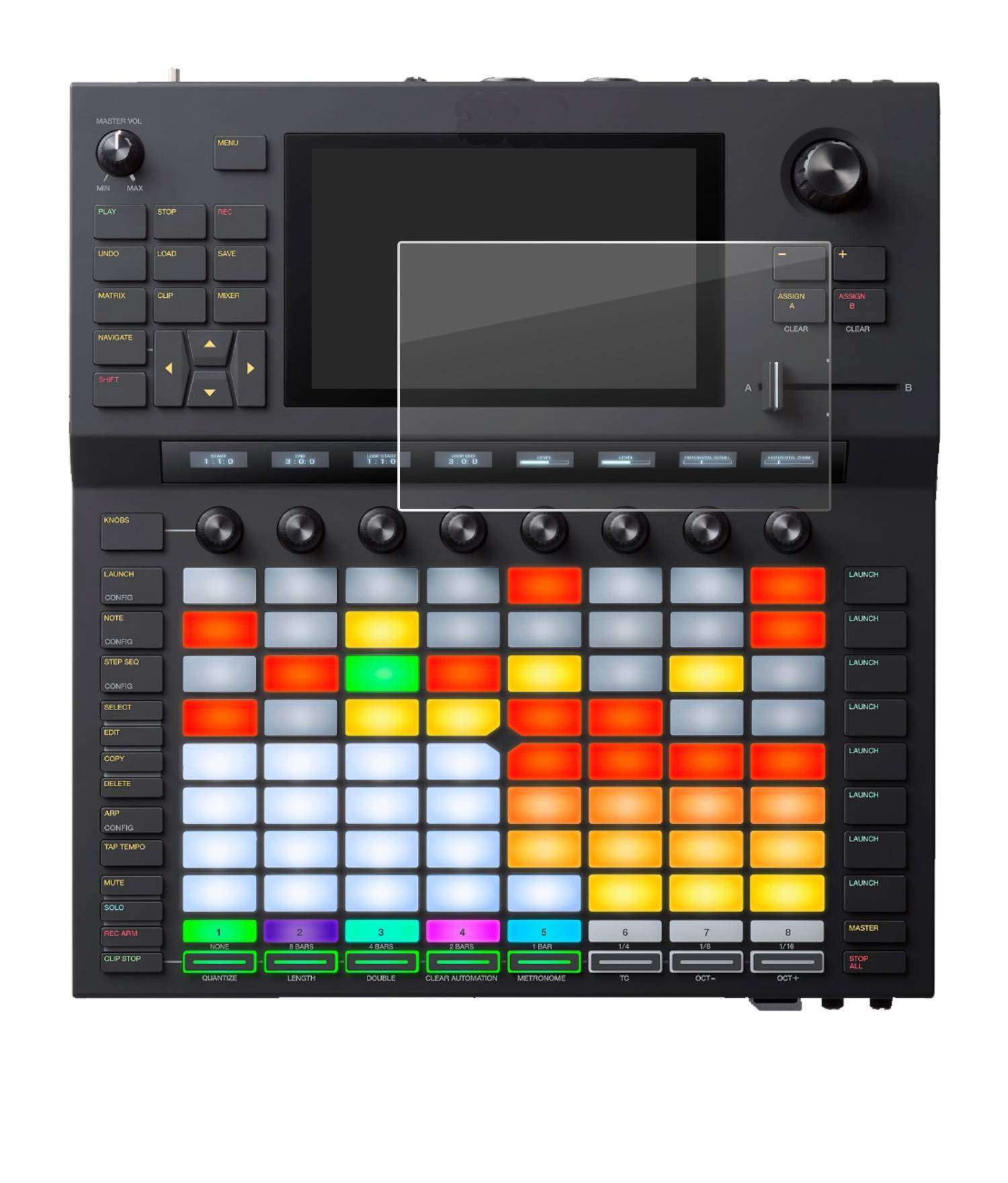 upscreen Hybrid Glas Schutz-Folie für Akai Force