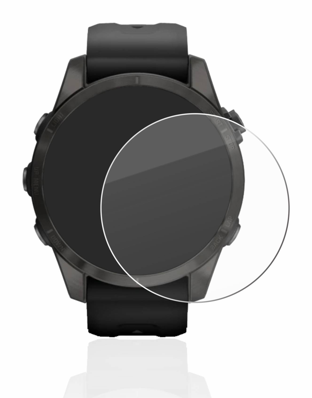 Savvies Clear Schutzglas für Garmin Epix Pro (Gen 2) (42 mm)