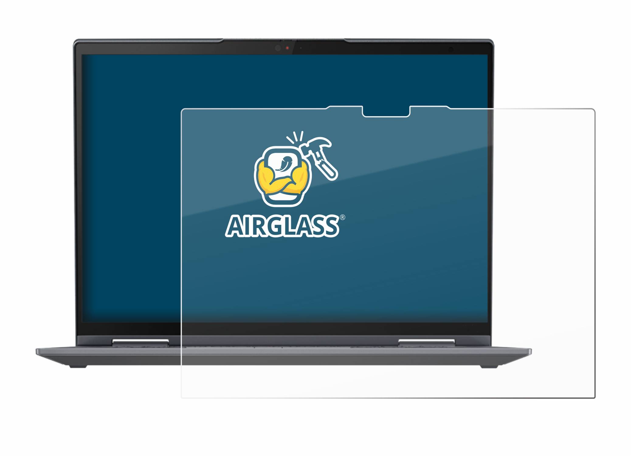 BROTECT AirGlass Glas Panzer-Folie für Lenovo ThinkPad X1 Yoga Gen 8 14? - Schutzglas