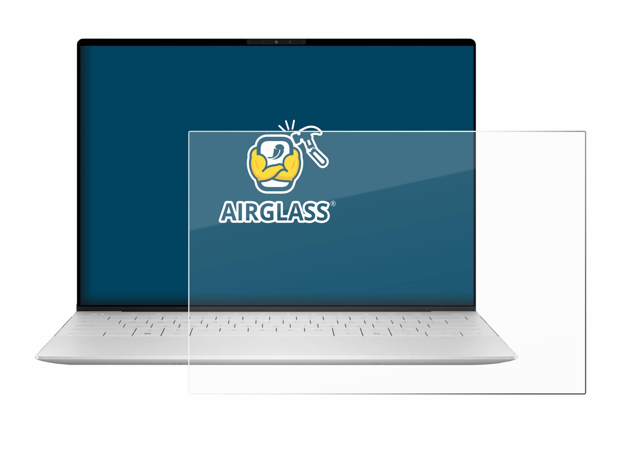 BROTECT AirGlass Flexible Schutz Glas Folie für Dell XPS 13 9340 Non-Touch Klar Transparent