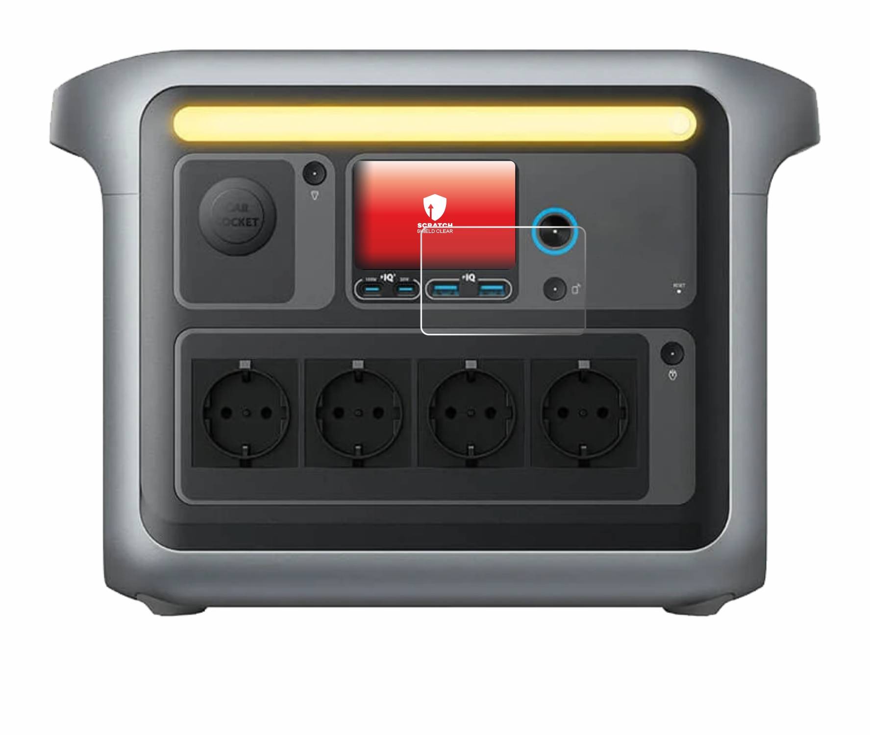 upscreen Scratch Shield Schutzfolie für Anker SOLIX C1000X