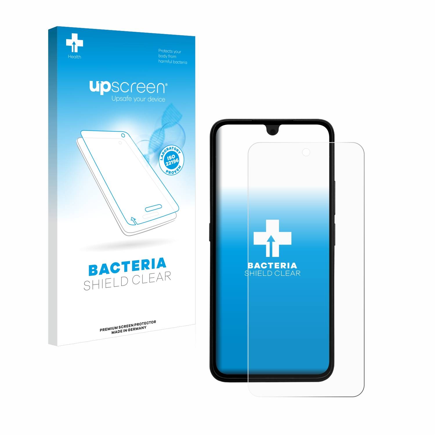 upscreen Bacteria Shield Schutzfolie für Punkt MC02 - Antibakteriell