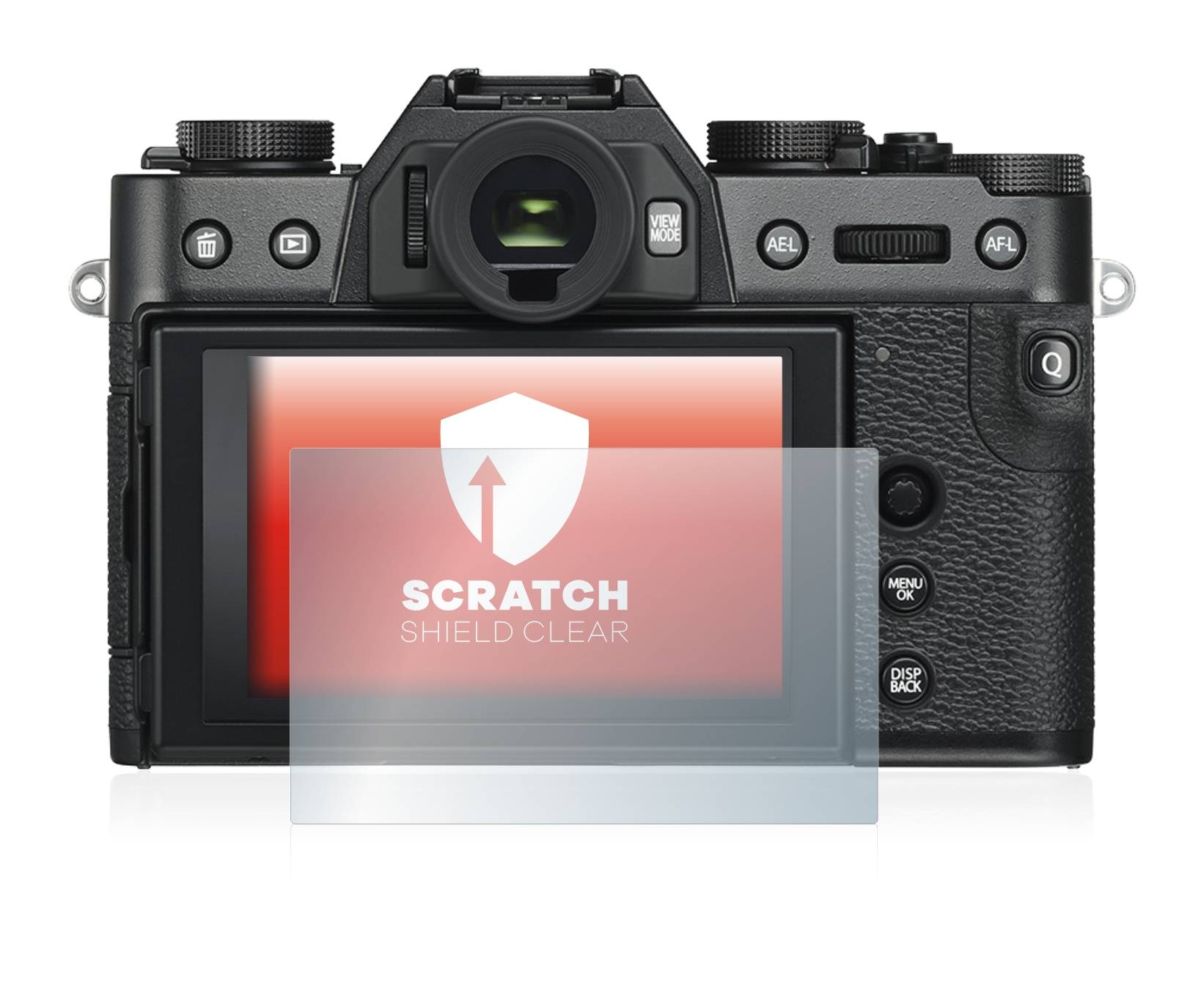 upscreen Schutzfolie für Fujifilm X-T30 ll Kratzschutz Anti-Fingerprint Klar