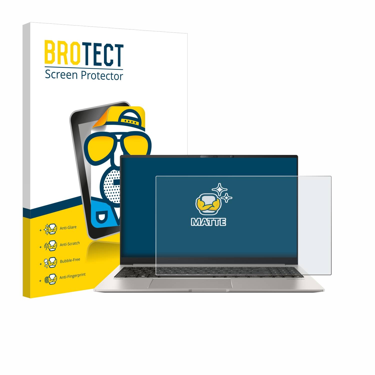 BROTECT Entspiegelungs-Folie für ASUS ZenBook 15 OLED UM3504