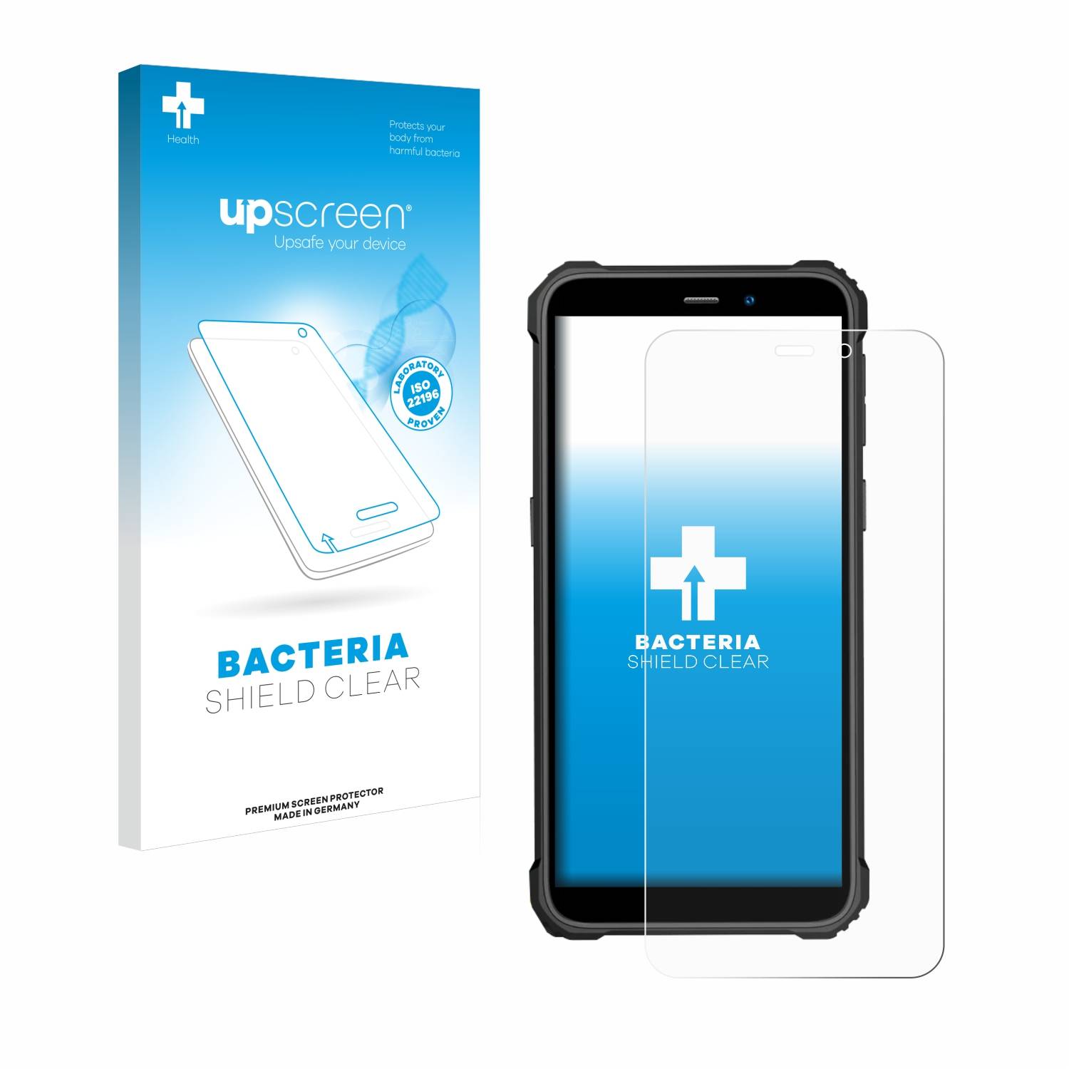 upscreen Bacteria Shield Schutzfolie für Oukitel WP32 - Antibakteriell