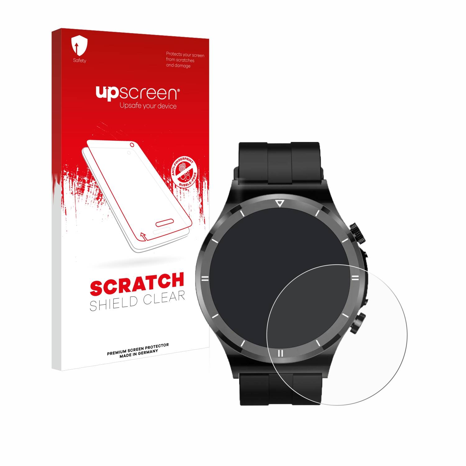 upscreen Scratch Shield Schutzfolie für Sanorum Smartwatch 1.39
