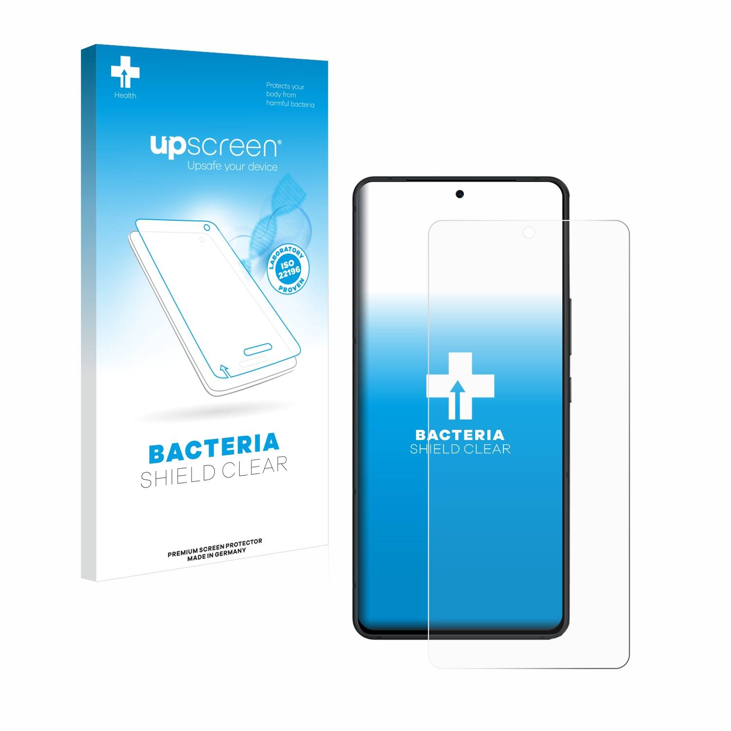 upscreen Bacteria Shield Schutzfolie für ASUS ROG Phone 8 Pro - Antibakteriell