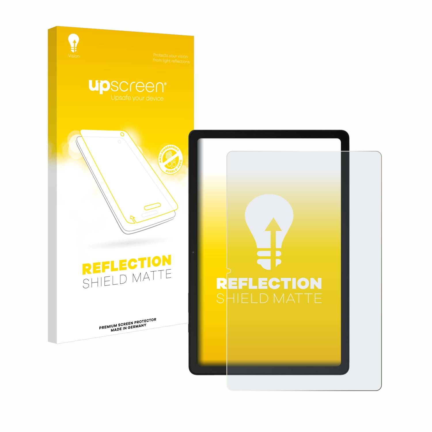 upscreen Reflection Shield Matt Schutzfolie für Samsung Galaxy Tab A9 Plus WiFi (Hochformat)