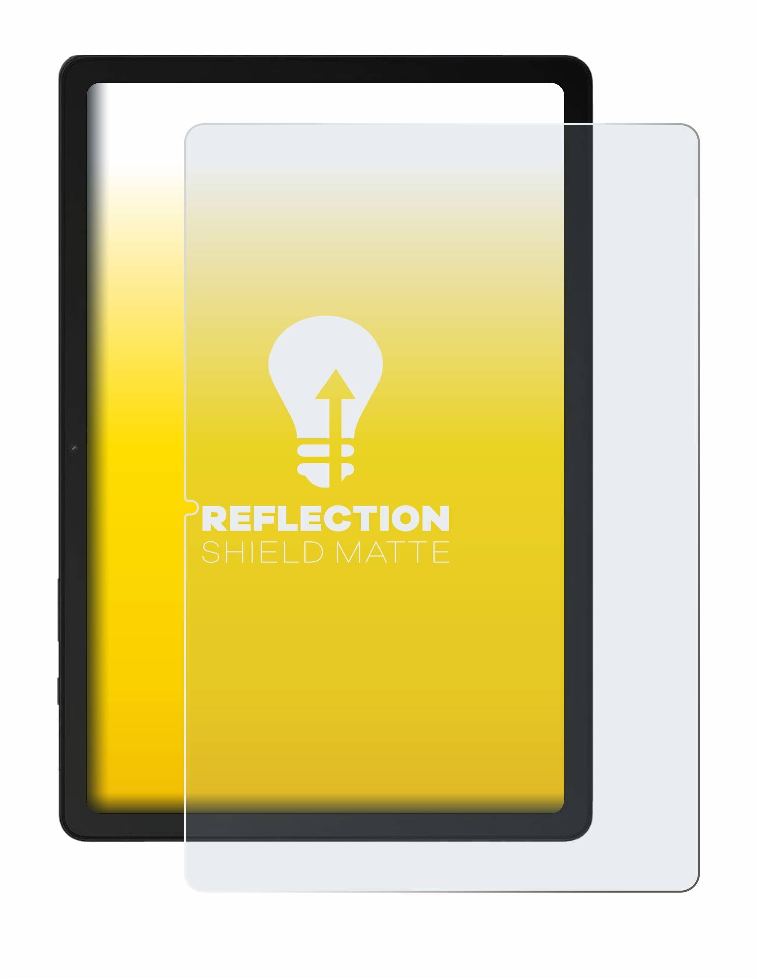 upscreen Reflection Shield Matt Schutzfolie für Samsung Galaxy Tab A9 Plus WiFi (Hochformat)