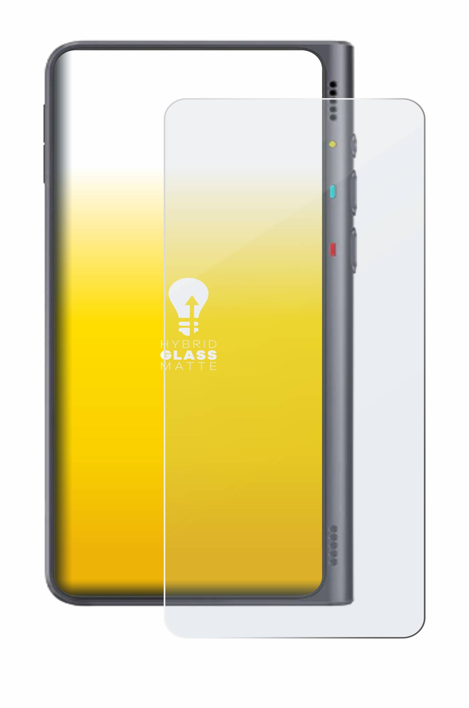 upscreen Hybrid Glas Matt Schutz-Folie für Timekettle Fluentalk T1