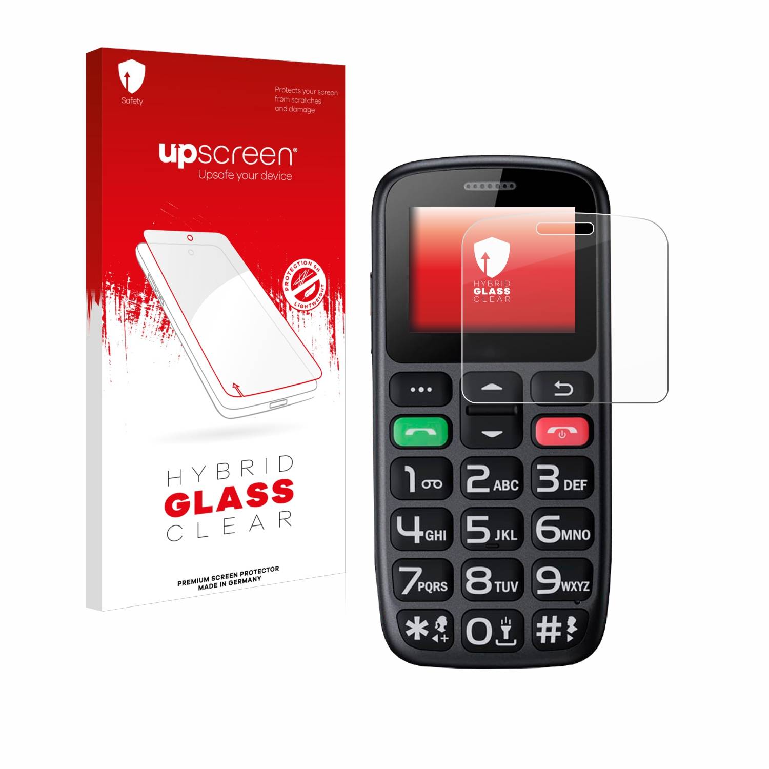 upscreen Hybrid Glas Schutz-Folie für Sweetlink S2 Plus