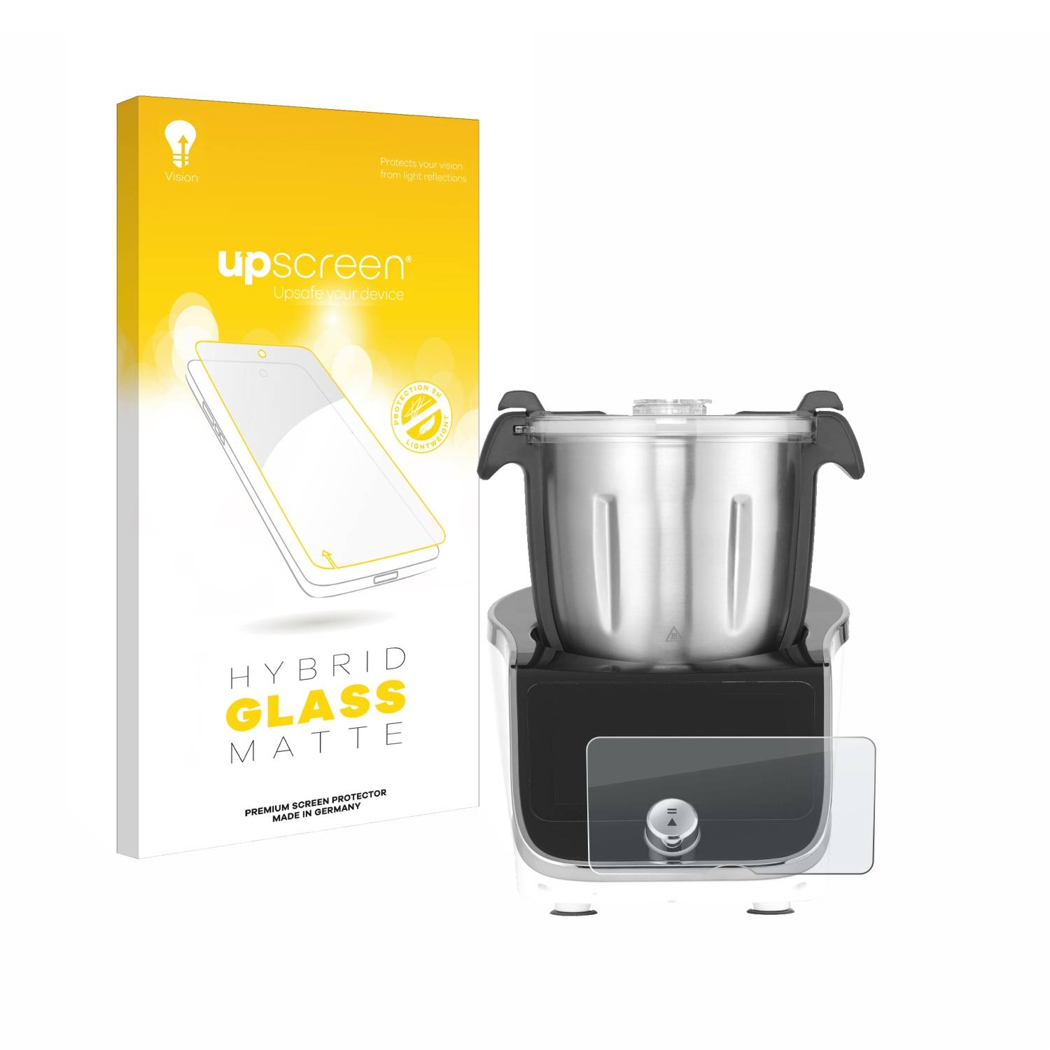 upscreen Hybrid Glas Matt Schutz-Folie für Hendi Hendichef