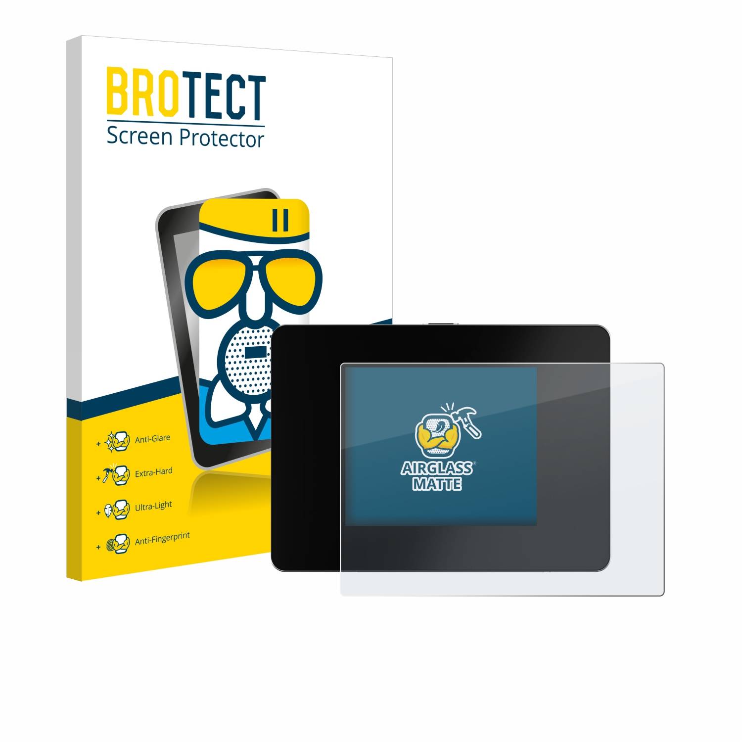 BROTECT AirGlass Matt Glas Panzer Folie für REINER SCT Authenticator mini