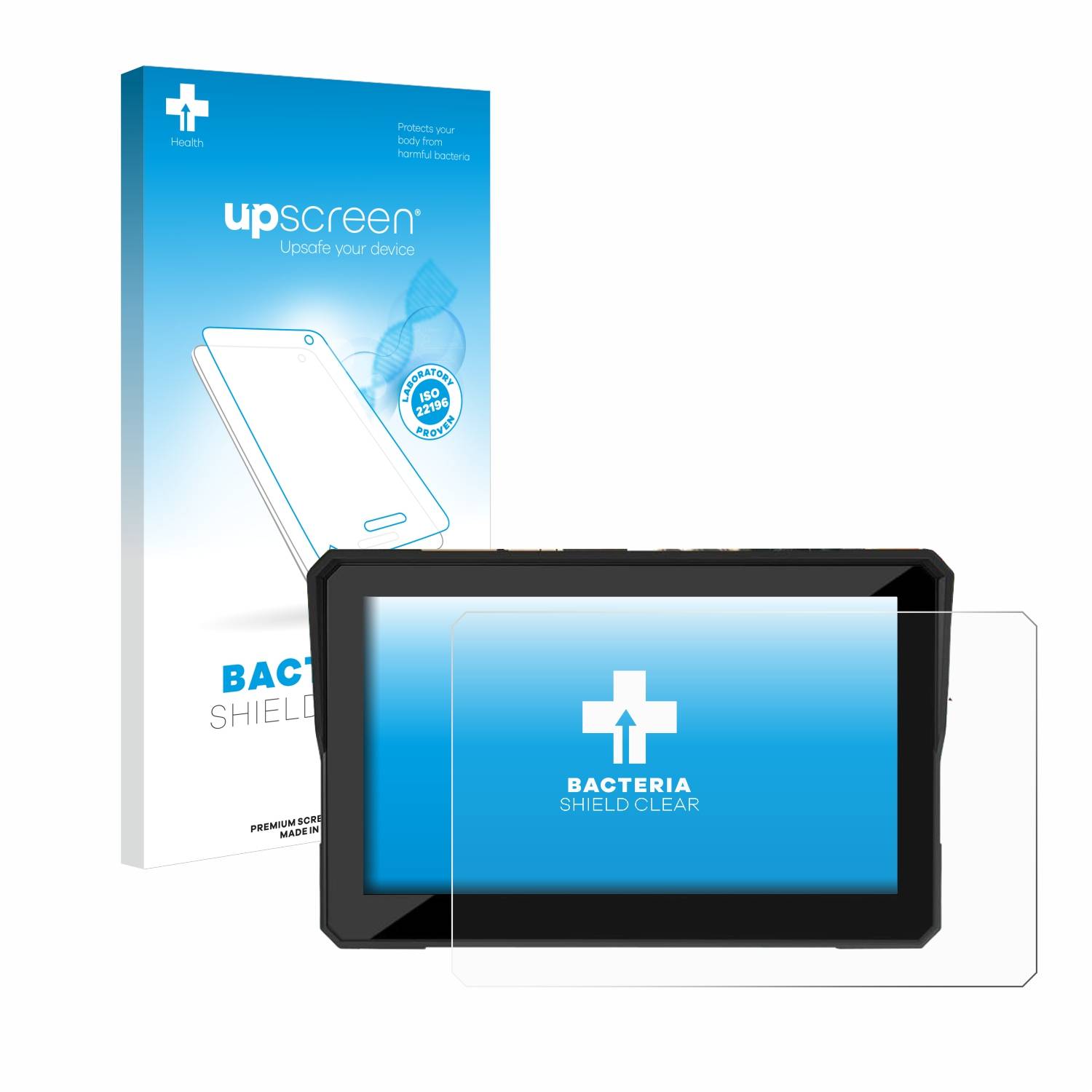 upscreen Bacteria Shield Schutzfolie für Carpuride W502 5 - Antibakteriell