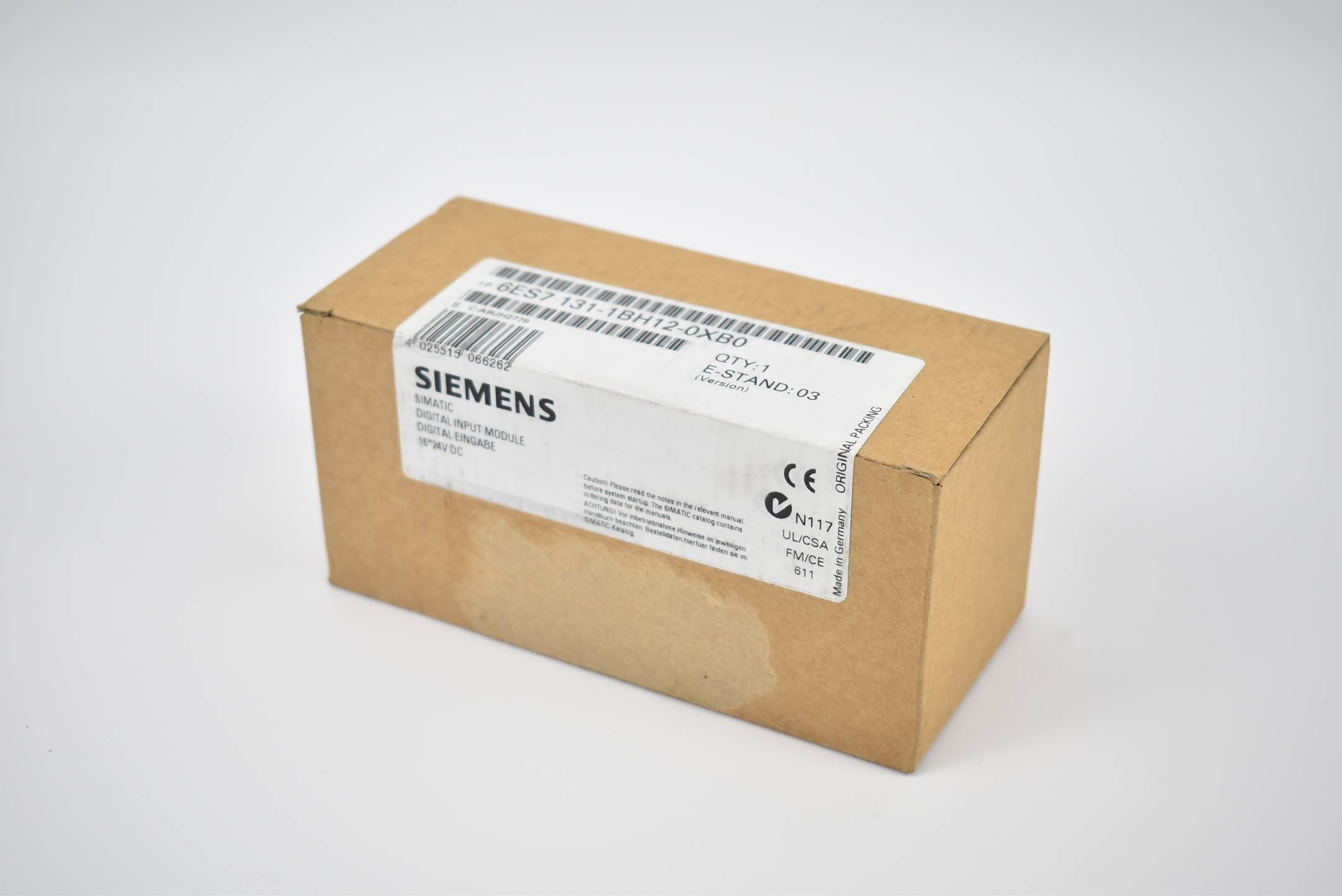 ***Ersatzteil*** SIMATIC DP, Elektronikblock für ET 200L, Digital 16DI, DC 24V erweiterbar um max. 1